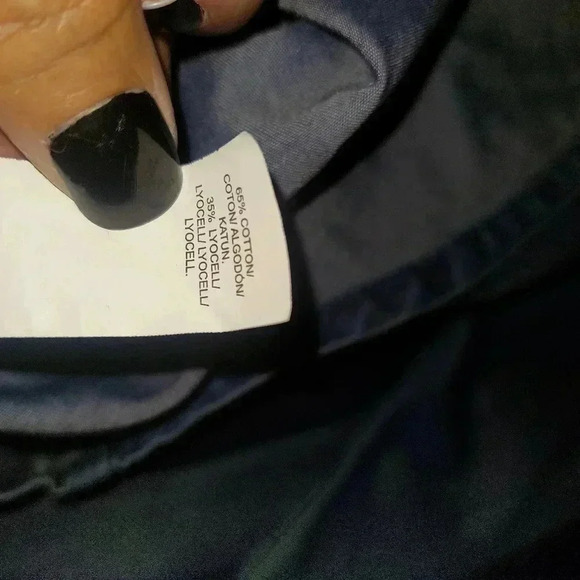 Lucky Brand Denim Cotton Blend Shirt Womens Size Small - Picture 6 of 6